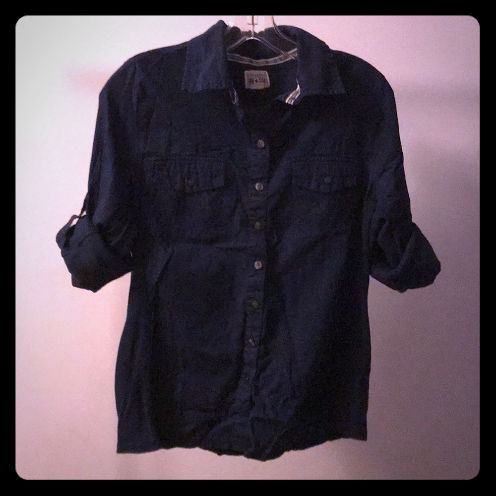 Converse One Star Button-Down Top